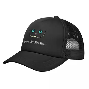Cheshire Kedisi Alice Harikalar Diyarında Örgü Beyzbol Şapkaları Snapback 
 Rahat Güneş Şapkaları Karikatür Baba Şapkası Ayarlanabilir Güneş Şapkaları şoför şapkası
