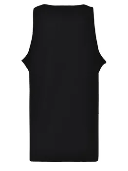 [EEM] Kadınlar Siyah Şeffaf Kayış Casual Tank Tops Yeni Yuvarlak Boyun Kolsuz Kişilik Moda İlkbahar Yaz 2023 1DF9043