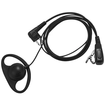 (10 Paket) 2pin Gelişmiş D Şekli Clip-Kulak Ptt Kulaklık Kulaklık Mikrofon Motorola 2 Yönlü Telsiz Gp88s Gp300 Gp68 Gp2000