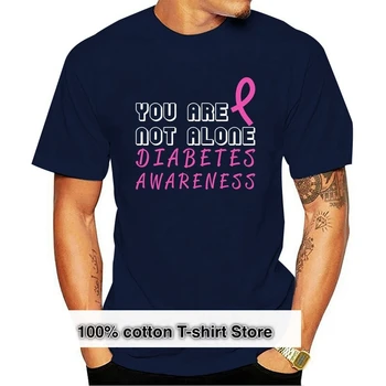 Diyabet T - Shirt Yalnız Değilsin Hediye Aşk Yetişkin Tee Üst Erkekler Kadınlar Unisex Yeni Moda Tshirt