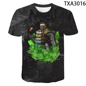 Apex Legends T Shirt Erkek Kadın Çocuk Yaz Streetwear Serin Oyun 3D baskılı kısa kollu t-shirt Erkek Kız Çocuklar Tees Tops