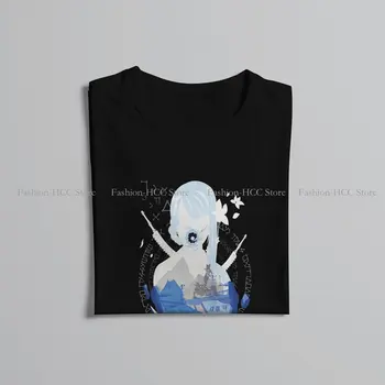 Kaine Negatif Uzay Moda Polyester Tişörtleri Nier Automata Oyun Erkek Grafik Streetwear T Shirt O Boyun