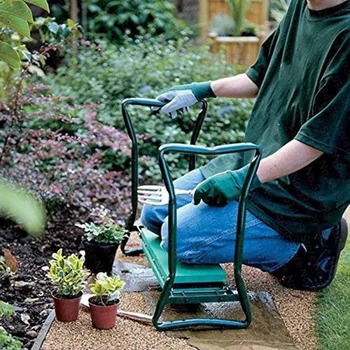 Bahçe Kneeler Aracı Oxford Çanta 12. 2x11. 8 İnç İçin Kolu İle Diz Çökmüş Sandalye Bahçe Alet Çantası