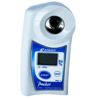 Dijital refraktometre PAL-1 Japonya ATAGO dijital şeker derece enstrüman kesme sıvısı konsantrasyon ölçer 0-53%