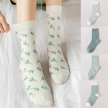 2023 Moda Çorap Hip Hop Tüp Sonbahar Kış Sen Kız Polka Dot Damalı çorap kadınlar için calcetines mujer носки