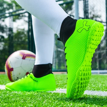 Kaliteli Messi Futbol Cleats Çizmeler Dayanıklı Hafif futbol ayakkabısı Rahat Futsal Eğitim Sneakers Toptan 35-47 Boyutu