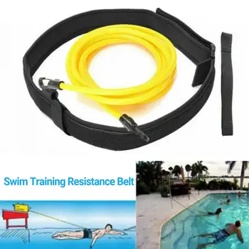 Kullanışlı Rahat Yüzme Elastik Kemer Kaymaz Hız Geliştirmek Ayarlanabilir Yüzmek Eğitim Direnci Kemer