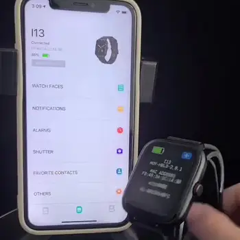 1.69 inç Ekrana ve Bluetooth Çağrısına Sahip i13 Akıllı Saat-Da Fit ile Üstün Bağlantı Deneyimi Yaşayın