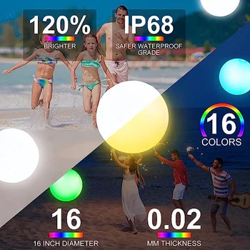 Glow Şişme Yüzen Plaj Havuz Partisi İçin Su Oyunu Plaj Spor Topu Yaz Yetişkinler Eğlenceli Oyuncaklar Çocuklar Gençler İçin Açık Hava Oyunları