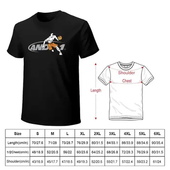 AND1-Streetball basketbol freestyle T-Shirt anime erkek büyük ve uzun boylu t shirt