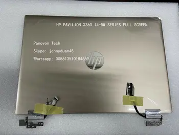 HP PAVİLİON X360 14M-DW 14-dw1000nx lcd dokunmatik ekran tam menteşe FHD altın