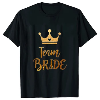 Bekarlığa veda Bekarlığa Veda Partisi EVJF T-shirt Takım Gelin Nedime Tshirt Altın Taç Grafik Tees Gelin Düğün Nişan Parti Tops