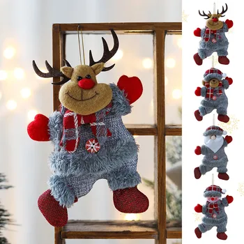 Merry Christmas Süsler DIY Noel Hediyesi Noel Baba Kardan Adam Ağacı Kolye Bebek Asmak Dekorasyon Oyuncak Ev Noel Doğum Mutlu Yeni Yıl