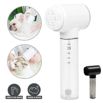 Otomatik Pet Banyo Fırçası Yumuşak Pet masajlı duş Aracı Temizleme Yıkama Banyo Püskürtücüler köpek fırçası Pet Malzemeleri 3 Model