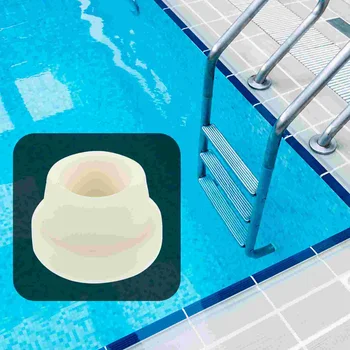 4 Adet Merdiven Havuzu Malzemeleri Yüzme Merdiven Tampon Tamponlar Kauçuk Muhafızları Aksesuarları Adım Fiş Beyaz Kap Bireysel