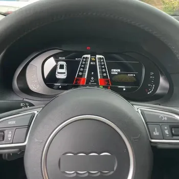 Dijital Küme Sanal Kokpit Audi A4 A5 S5 Q5 2009-2016 Araba Multimedya Oynatıcı Dashboard Hız Ölçer Ekran Araba Kafa Ünitesi