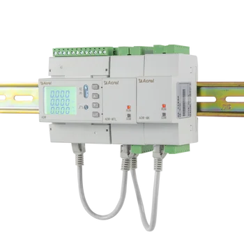 Acrel 5A Elektrik Yönetim Sistemi ADW210-D10-3S IOT Platformu Enerji İzleme Cihazları 3 Kanal 3 Fazlı Metre