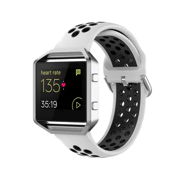 Saat kayışı Fitbit Versa için 2 Yumuşak Silikon Bant Ayarlanabilir Bileklik Bilezik Fitbit Versa için Lite Blaze akıllı saat