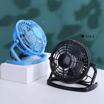 4 İnç Mini Öğrenci Yurdu Fan 4-Blade USB Küçük Dilsiz Fanlar şarj edilebilir masa vantilatörü Soğutucular Sessiz Pitch Açısı Ayarlanabilir Yaz için