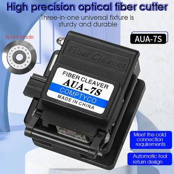 AUA-7S Fiber Optik Cleaver Kablo Kesme Bıçağı Fiber Cleaver FTTH Yüksek Hassasiyetli Kesme Aleti