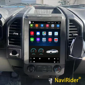Android 13 Akıllı Ekran Carplay Ford F150 2015 - 2022 2din Araba Radyo Multimedya Video Oynatıcı Stereo GPS navigasyon Başkanı Ünitesi