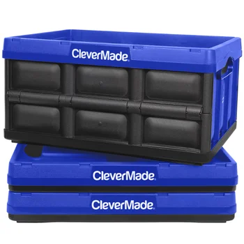 CleverMade 3'lü Paket 8 Gal Katlanabilir Saklama Kutusu