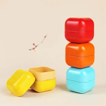 Taşınabilir Düz Renk Mini Teneke Kutu Çay Mühürlü kavanoz ambalajı Kutuları Takı Şeker Küçük Depolama Sikke Küpe Kulaklık Hediye Kutusu