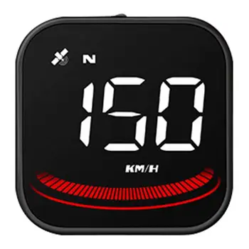 Hız göstergesi Araba Head-Up Ekran Araba Evrensel HUD Dijital GPS Hız Göstergesi Speedup Testi Fren Testi Aşırı Hız Alarmı LED