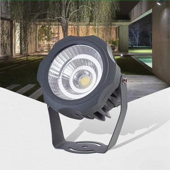Açık Spot 30 W/20 W / 10 W LED su Geçirmez ağaç ışıkları Çim Yüksek Güç Yuvarlak COB Ultra Parlak Projektörler