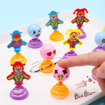 5 Adet / takım Plastik Komik Bebekler Oyuncaklar Çocuk Stres Yayın Oyuncaklar Yaratıcı Ödül Hediyeler Atlama Sıçrama Elf Parti Süsler