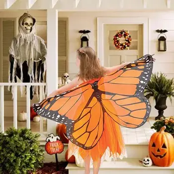 Renkli Kelebekler Kanat Cadılar Bayramı Kelebekler Kanat çocuk Cadılar Bayramı Kostüm Kelebek Kanat Pelerin Sahne Çocuklar için