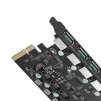 USB PCIE Kart Tipi C PCI-Express USB 3.2 Gen 2 20Gbps PCI Express Genişletme Kartı USB3.2 Gen2 Windows / Linux için Kart Ekle