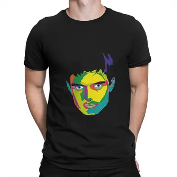 Ian Curtis T Shirt Erkekler için Pamuk İnanılmaz T - Shirt Yuvarlak Boyun Sevinç Bölümü Tees Kısa Kollu Giyim Benzersiz