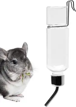 Pet Asılı Su Şişeleri, 350ml Top Hamster içme çeşmesi Paslanmaz Çelik Askı İle Otomatik Tavşan Su Şişeleri, Taşınabilir
