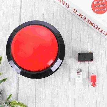 Cevap oyunu Buzzer elektronik Alarm düğmesi Yanıtlayıcı aşağı zamanlayıcı ışık sesleri ile Bilgi Yarışması Oyunu çocuklar için Ev sınıfı (Kırmızı ) oyuncak
