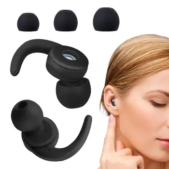 Gürültü Önleyici Kulaklıklar Su Geçirmez Yeniden Kullanılabilir İşitme Koruması Sessiz Ses Engelleme Esnek Silikon Uyku Horlama