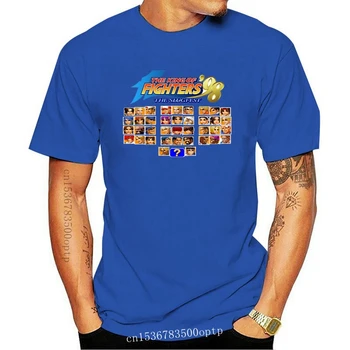 Yeni Komik Erkek t shirt Kadın yenilik tshirt Savaşçıların kralı 98 (Neo Geo Karakter Seçin) gömlek (1) hoş tişört