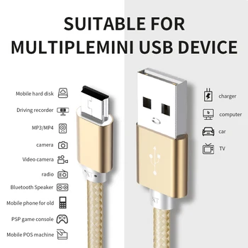 Kebiss Mini USB kablosu Mini USB USB Hızlı veri şarj aleti Kablosu MP3 MP4 Çalar araba dvr'ı GPS dijital kamera HDD Mini USB