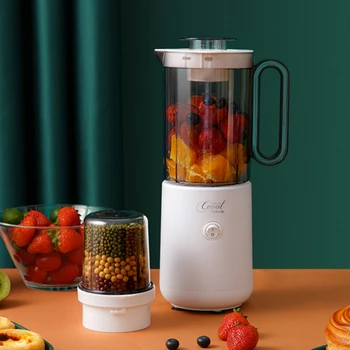 Elektrikli Kahve Çekirdekleri Blender, Taşınabilir Çok Amaçlı Meyve smoothie blenderı, Otomatik Kıyma Makinesi, 2 in 1, 800ml