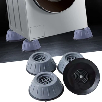 Çamaşır Makinesi Ayak Pedleri Anti Titreşim Kaymaz Esneklik kauçuk Paspas Buzdolabı Masaları Dolabı Evrensel Denge Sabit Brac
