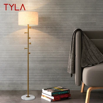 TYLA Modern zemin lambası Minimalist aile oturma odası yatak iskandinav LED yaratıcılık dekoratif ayakta ışık