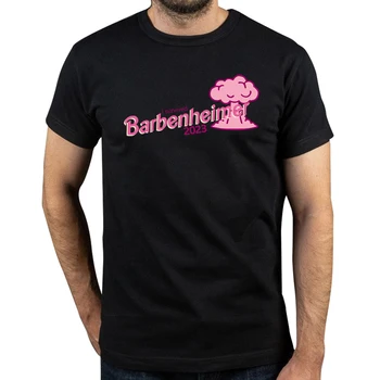 Hayatta Kaldım Barbenheimer 2023 T Shirt Film Hayranları erkek t-shirtü Kadınlar Casual %100 % Pamuk Unisex Summe Streetwears AB Boyutu
