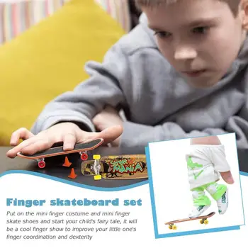 Oyuncak Kaykay Parmak Parmak Kaykaylar Çocuklar İçin Mini Kaykay Fingerboards parmak oyuncakları Çocuklar İçin Hediyeler Çocuk Parmak Patenci
