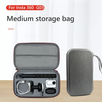Için Insta360 GO3 Sert Kabuk Kamera saklama çantası Ultra ince Organizatör Çıkarılabilir İç Tepsi Sert Depolama Taşıma Çantası