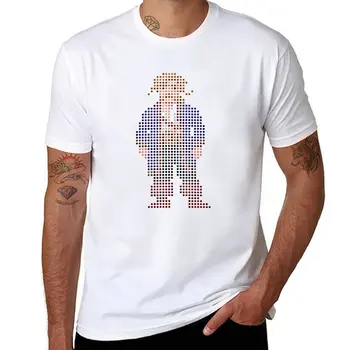 Yeni Guybrush yuvarlak piksel T-Shirt hayvan baskı erkek çocuklar için gömlek grafik t shirt slim fit t shirt erkekler için