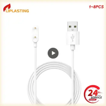 1 ~ 8 ADET 100cm / 3.28 ft USB şarj aleti şarj kablosu için Huawei Band 7/6 Onur Band 6 Huawei İzle Fit / Fit 2 Şarj Cihazı