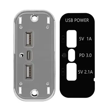 USB araç telefonu şarj cihazı 3 Port cep telefonu çok fonksiyonlu dönüşüm fişi otomatik şarj adaptörü için mavi gösterge ışığı ile