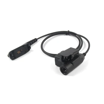 Walkie telsiz Taktik Kulaklık Adaptörü U94 PTT Motorola XıR için P8268 8260 APX 7000 8000 DP3400 DP3600 DGP4150