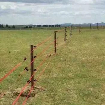 Plastik Elektronik çit teli Gergi Hayvancılık Elektrikli çit teli Taşınabilir Bant Sıkılaştırıcılar Çiftlik Aksesuarları İçin 48 Adet