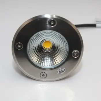 15W kısılabilir LED yeraltı ışık IP67 DC12V / AC85-265V açık zemin COB Zemin Lambası bahçe Kare yolu gömülü Yard Spot